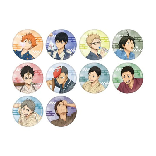 Collection de badges Yukata Haikyuu!! - Boîte surprise